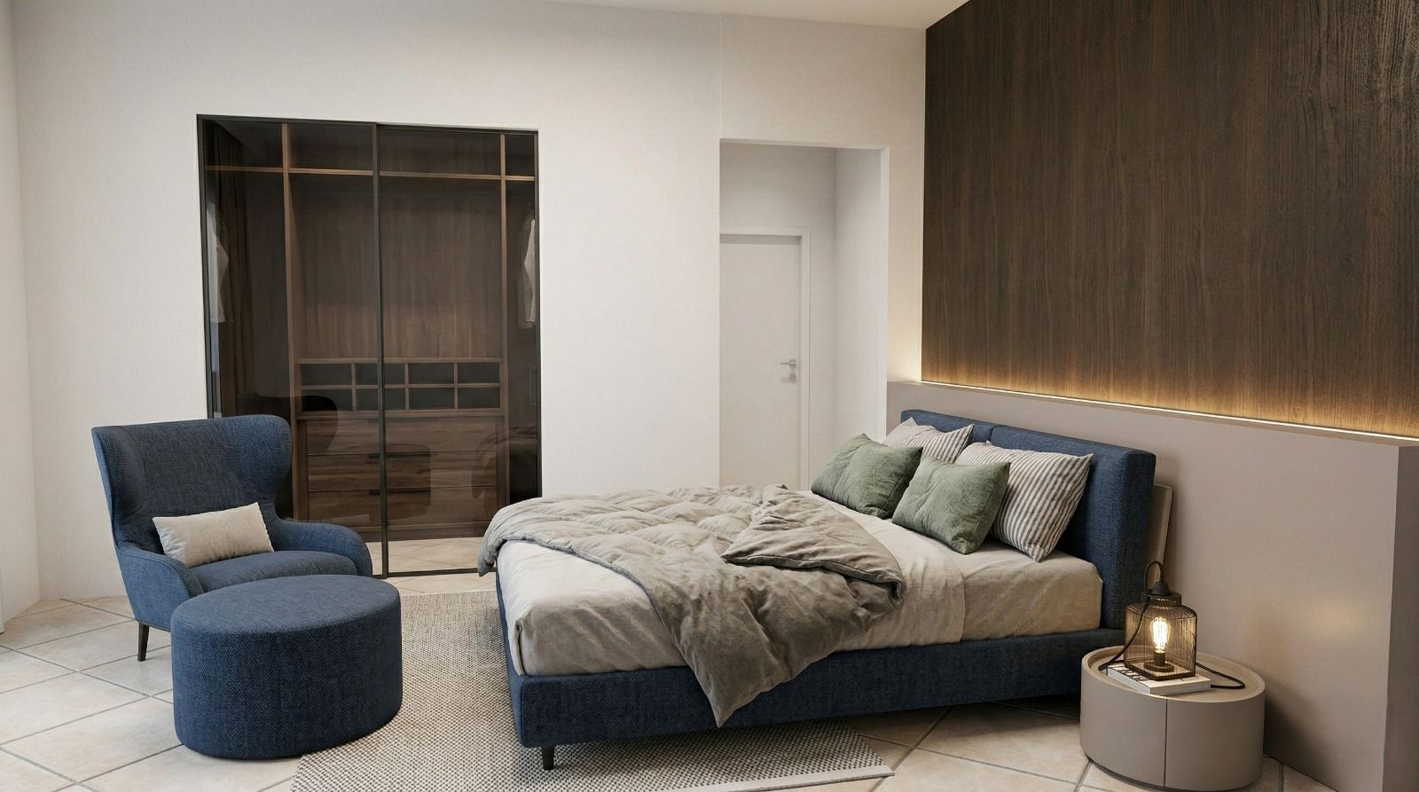 Camera da letto arredata - Offi Mobili Caserta