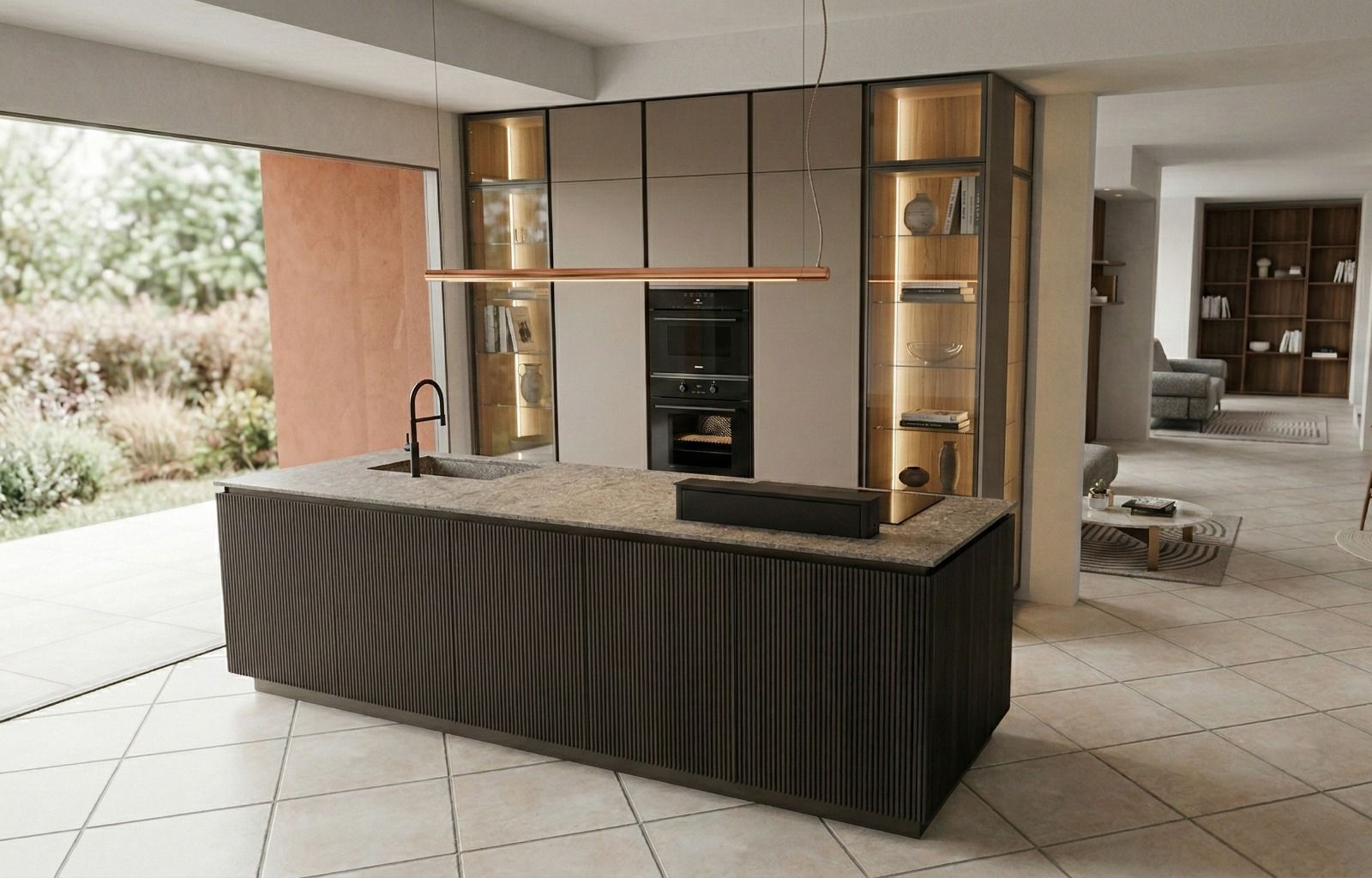 Cucina moderna su misura Caserta - Offi Mobili
